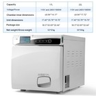 17l 22l Class B Dental Medical Autoclave Steam Sterilizer  Mobile Stool Chair