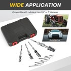 7pcs Engine Cylinder Hone Tool Set With Box   Cylinder Honing Tool With