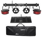  2  Chauvet Dj Gigbar Flex  2  Derby  2  Par Can Lights footswitches bags facade