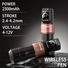 Poseidon Wireless Tattoo Pen Kit 2300mah 2 4-4 2mm Stroke Digital Screen