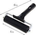 4 Inch Brayer Roller Printmaking Rubber Press Roller For Diy Crafts Project Inks