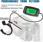 Digital Hour Meter Tach Rpm Alert Maintenance Reminder For Lawn Mower Generator