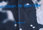 Kurt Cobain Nirvana Official G e a  Vintage Poster 1995 Deadstock Grunge Rare