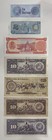 Venezuela Banknotes  lot Of 7    1  2  5  10 Bolivares  1969-1990 