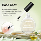Base And Top Coat Nail Polish Quick Dry 16 5ml Large Capacity Basic Nail Polish
