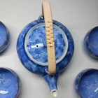 Set Japanese Teapot   4 Cups Kyusu Arita Ware Taihei Kiln Porcelain 