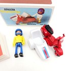 Chiqui Guisval Motorcycle And Sidecar Chiquicerillas Playmobil 1970s In Box 