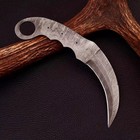 Hand Forged Damascus Steel Karambit Hunting Knife Custom Made Knives Blade