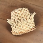 Splint Wood Basket  Miniature Collection Set Of 5