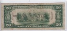 1934a  20 Federal Reserve Note Hawaii Emergency Issue Fr 2305 L85639386a