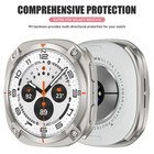 2 In 1 Metal Case For Samsung Galaxy Watch 8 44mm Rugged Pc Back Cover