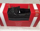 Club Room Mens Moccasin Slippers  Black  Size Medium  8-9  New In Box