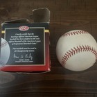 Rawlings Mlb Official American League Baseball Gene Budig-president
