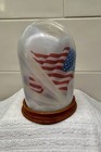 Franklin Mint Ronald Van Ruyckevelt American Majesty Eagle Bell Jar Sculpture