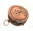 Vintage Vintage Brass Nautical Poem Compass American Boy Scouts Handmade Gi