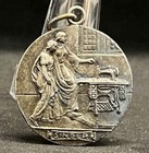 Uruguay 1930 Antique Singer Sewing Machine Works Exhibition Art Nouveau Silver 