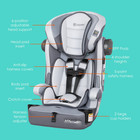 Baby Trend Hybrid Si 3-in-1 Combination Booster Car Seat Desert Grey New