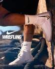Nike Inflict 4 Wrestling Shoes   White Gold Black   Free Shipping
