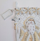  elegant Christmas  Completed Felt Stocking  unlined From Bucilla Kit  Finished