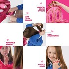 Pretend Play Girls Vanity Set With Mirror And Stool 20 Pcs 