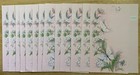 13 Vintage Pink Floral   Butterflies Stationary Set Fold Over Notes