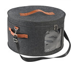 17   Round Travel Hat Box Closet Organizer Cowboy Hat Straw Hat Toy Storage Bag