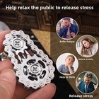Metal Fidget Spinner Gear Desk Toy Stress Relief Hand Spinner For Adults