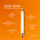 Sox 90w Low Pressure Sodium Lamp