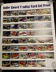 Ridler Award Trading Card Proof Sheet Autographed  hot Rod autorama foose