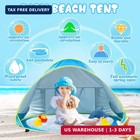 Monobeach Baby Beach Tent Pop Up Portable Shade Pool Uv Protection Sun Shelter F