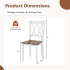 Dining Chairs Set Of 2 Wood Farmhouse Dining Room Side Chairs For Kitchen Home