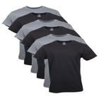 George Men s Assorted Crew T-shirts  6-pack  2 Blacks - 4 Greys 