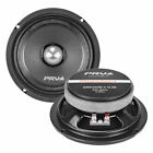 4x Prv 6 5  Midrange Speaker   Tweeters 1480w Package 6mr250b-4   Tw350ti-4 Slim