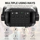 Jyx Karaoke Machine Bluetooth Speaker With 2 Wireless Mics Home Party Audio
