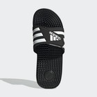 Adidas Adissage Post-workout Massage Slides - Core Black   Cloud White  f35580 