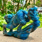3 08lb  Handmade Sculpture   Angel Blue Crystal   Love Energy Stone