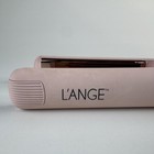 L ange Hair Straightener Flat Iron Pink Rose Gold Adjustable Heat Tested Works