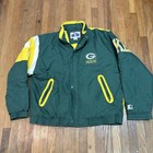 Vintage Green Bay Packers Full Zip Starter Jacket Size Large Rare 90s Vtg
