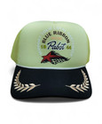Nwt Pabst Blue Ribbon Beer Racing Captain Hat  Men s Green Snapback Trucker Cap