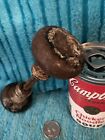 Old Antique 1890s Cast Iron Bronze  Victorian Shabby Door Knob Handle Set