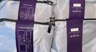 4 Tumi Amenity Travel Toiletry Bag Case Kit Delta First Class Gray 4 Bags Sealed