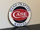 Case Hand Crafted Knives  Cutlery Vintage Style Oval Metal Sign Knives
