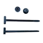 20pc Nylon Universal Cable Tie Buckle Heavy Duty Self-locking With Pin Button Uv