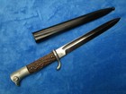 Original Ww2 German Dress Bayonet And Scabbard Maker Gustav Spitzer Solingen
