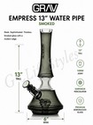 Grav   Smoke Empress Bong Heavy Glass Water Pipe  13    Thick Glass High Quality