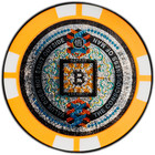 Rare 2016 Unredeemed Bit Coin Satori Orange Poker Chip    001 Btc     pcgs Ms-69