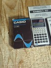 Vintage Casio Fx-960 Solar Cell Scientific Calculator W  Box Manuals Working 