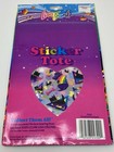 Vintage Sealed 90   s Lisa Frank Rainbow Reef Sticker Tote With Kb Toy Sticker