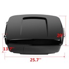 King Pack Trunk Backrest Mount Rack Fit For Harley Tour Pack Pak Touring 97-08