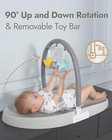 Baby Changing Pad  Waterproof   Non-slip  Includes Washable Cover  Safety Strap